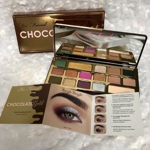 Too Faced Eyeshadow Palette Chocolate Gold New